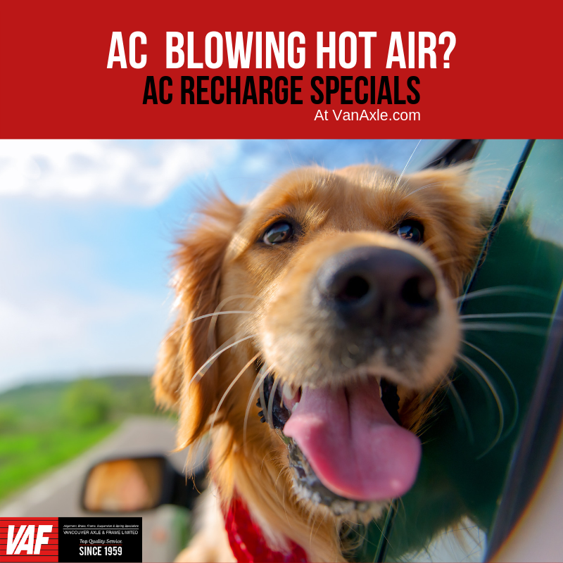 Air Conditioning Recovery & Recharge Special Vancouver Axle & Frame